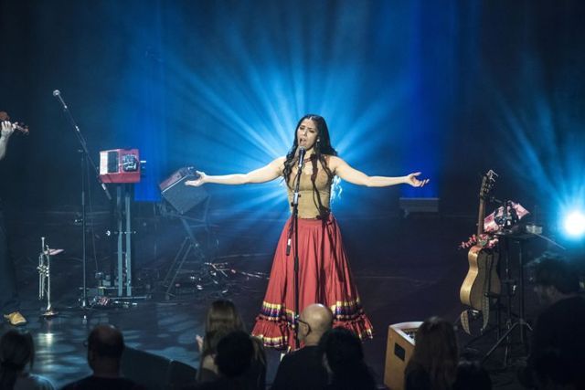Mamselle Ruiz au micro